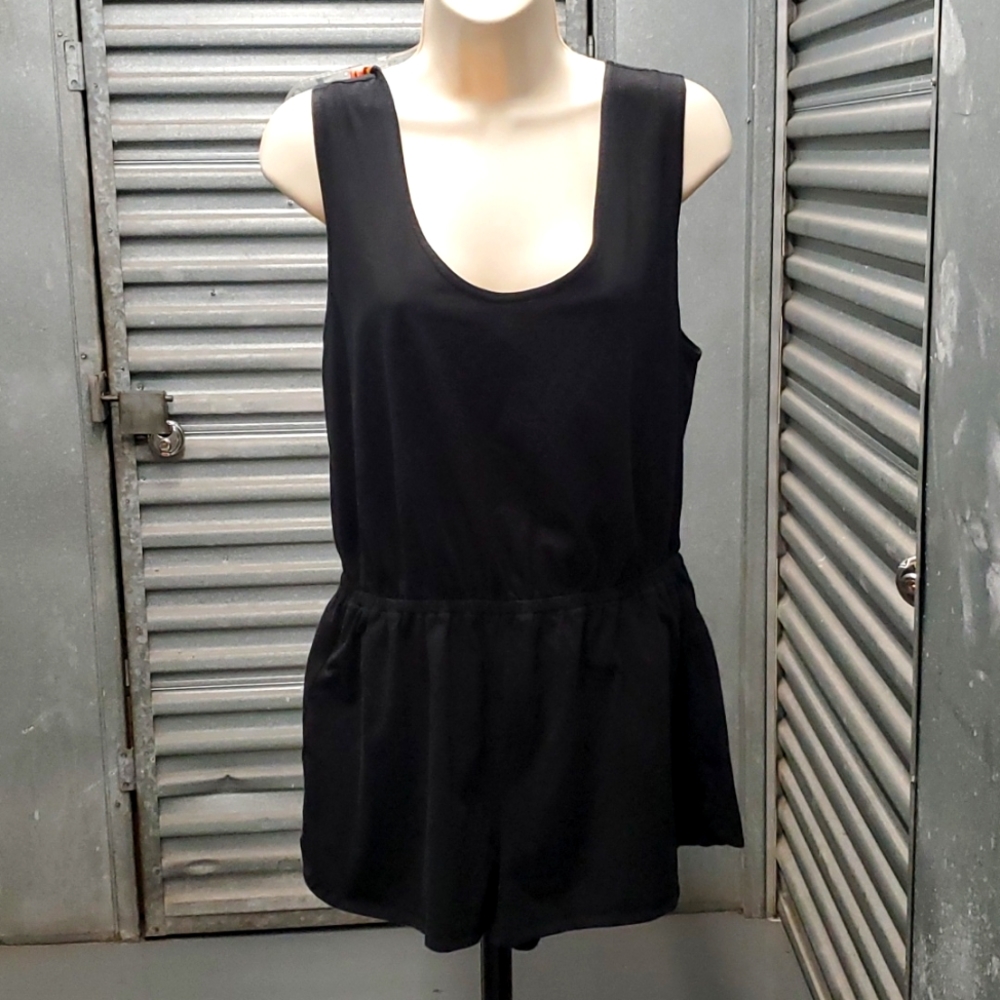 Junior's Large, Black Xhilaration Romper